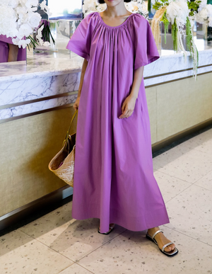 Elva Sleeved Billowy Dress