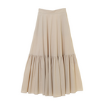 Drop Hem Full Length Skirt