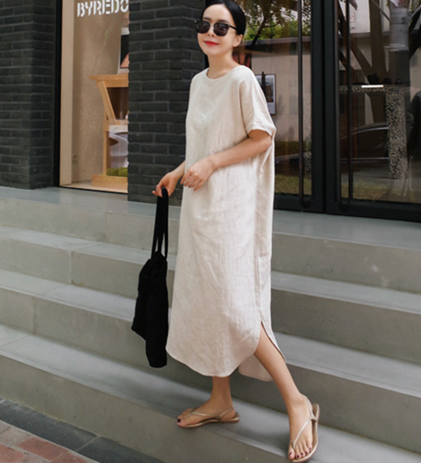 Andromeda Linen Dress