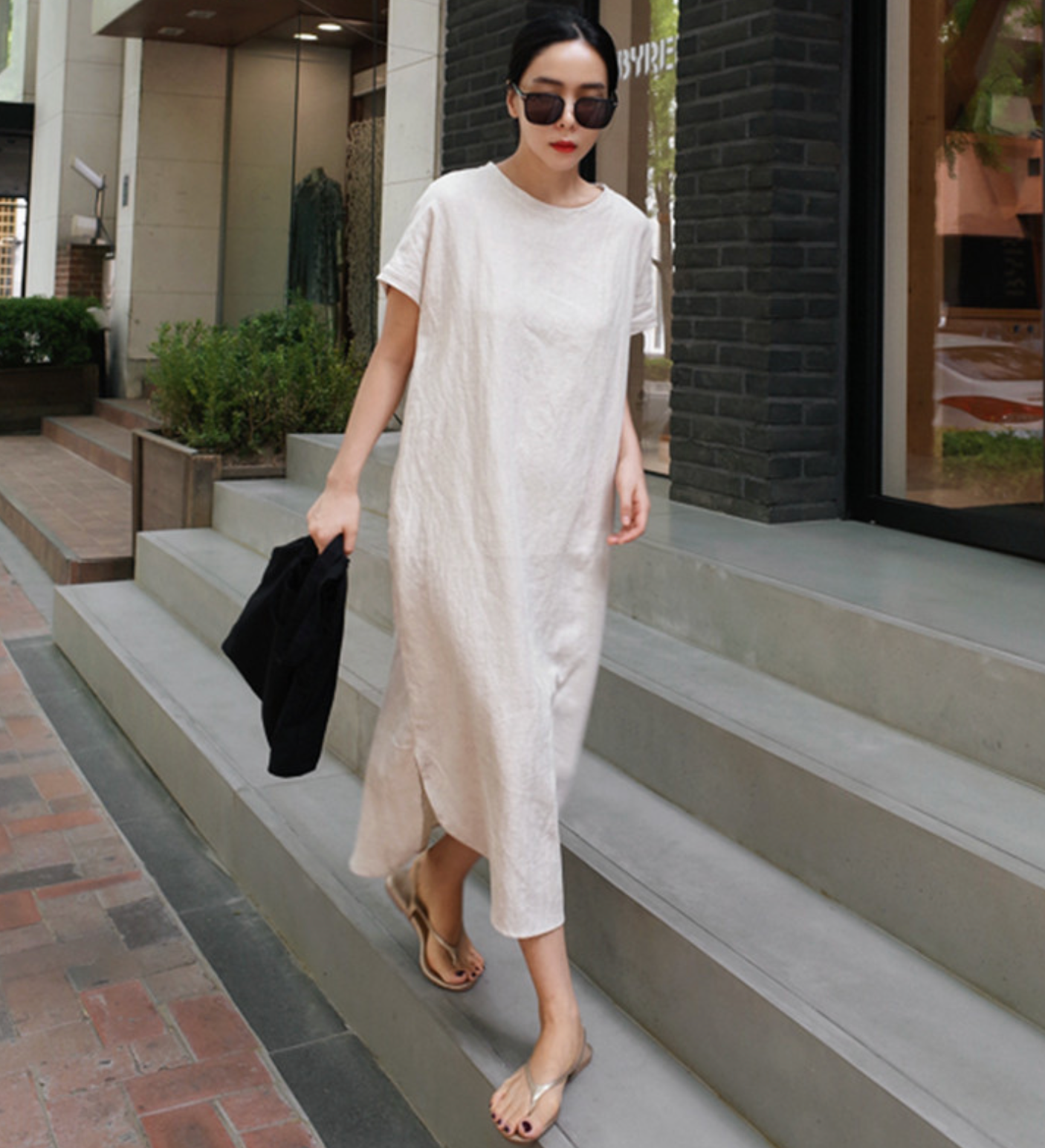 Andromeda Linen Dress