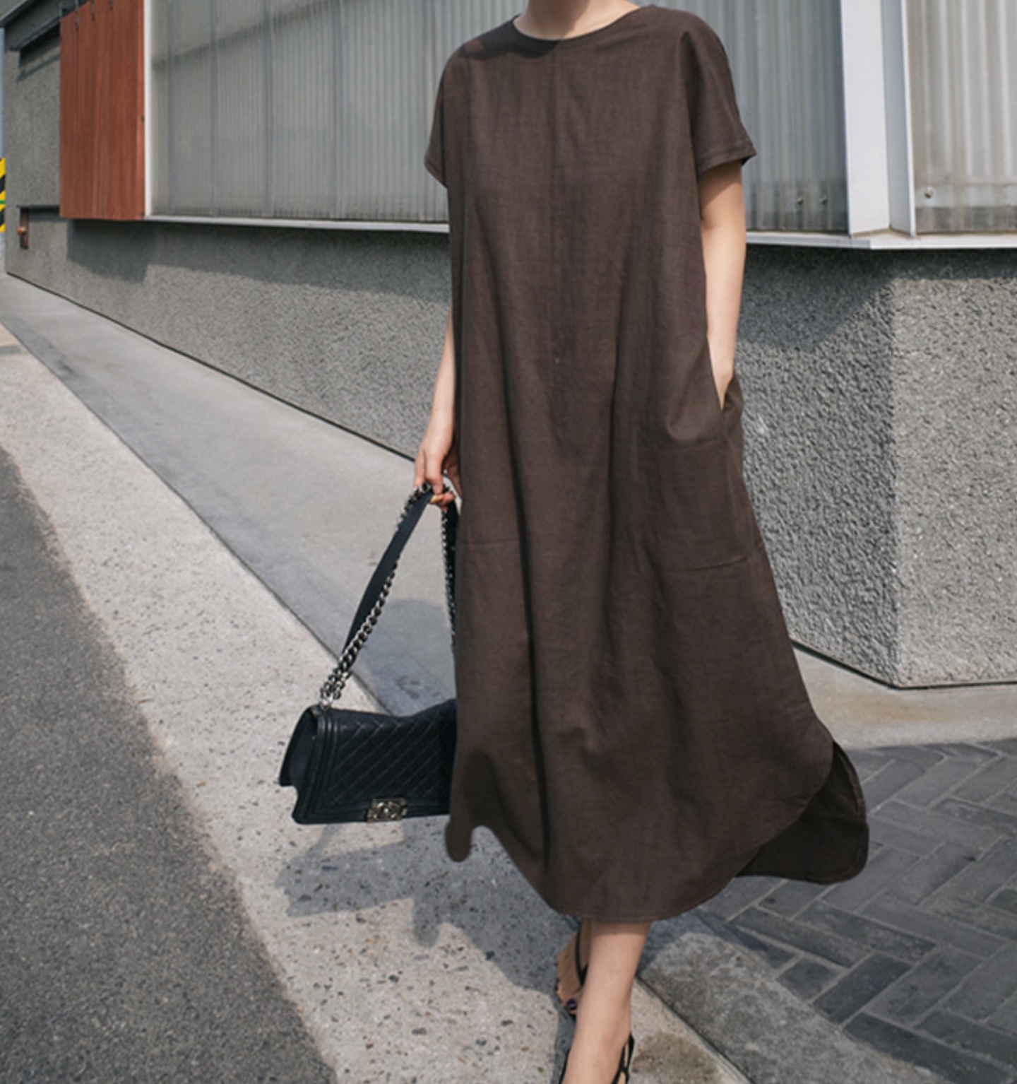 Andromeda Linen Dress