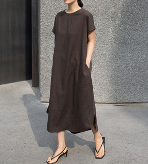 Andromeda Linen Dress