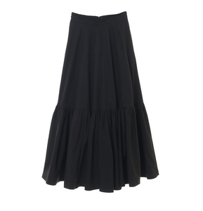 Drop Hem Full Length Skirt