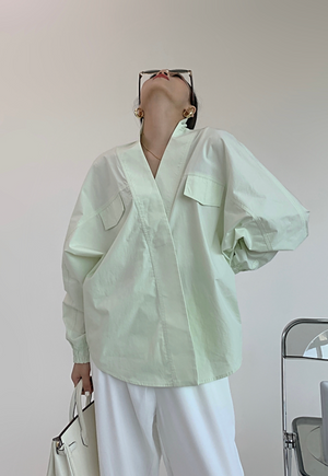 Stasis Pale Green Shirt